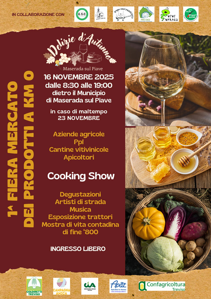 maserada sul piave fiera mercato dei prodotti a km 0
