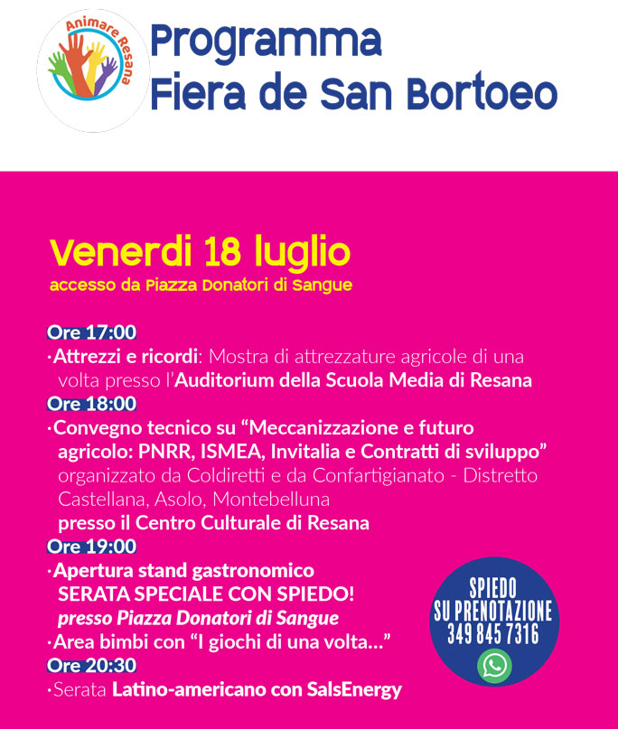 RESANA FIERA DE SAN BORTOEO 2025 luglio 18
