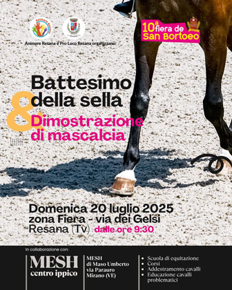 cavalli battesimo della sella