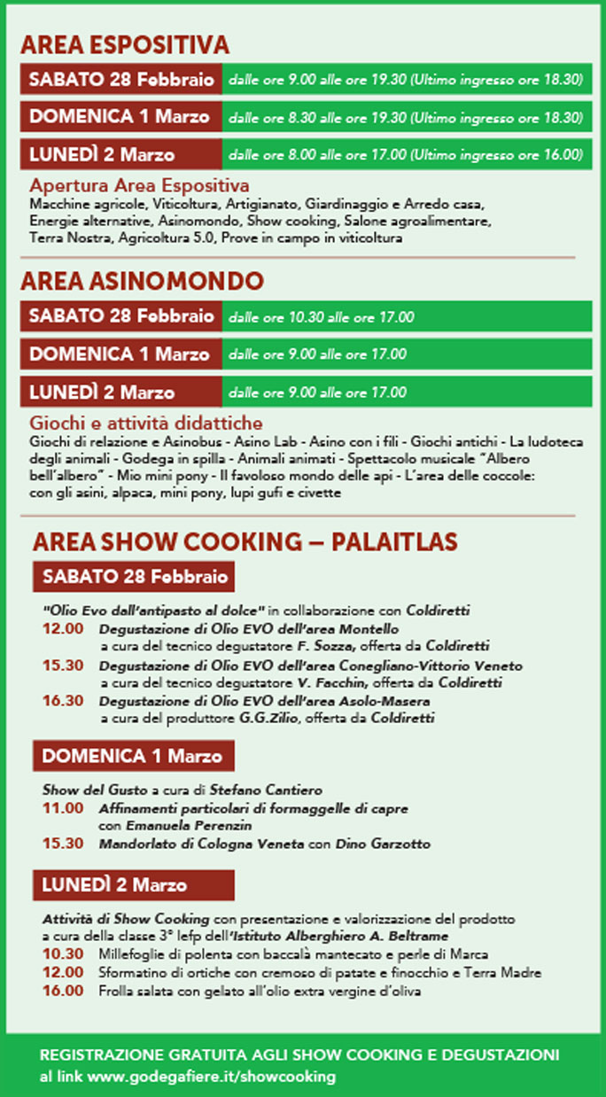 ANTICA FIERA DI GODEGA programma