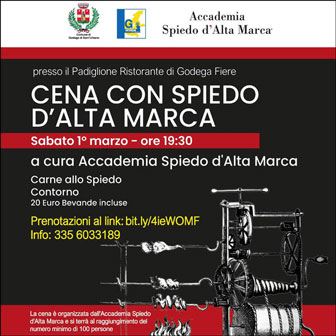 2025 ANTICA FIERA DI GODEGA cena con spiedo