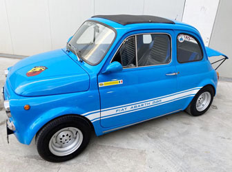 mostra scambio e fiera motori  fiat 500 abarth