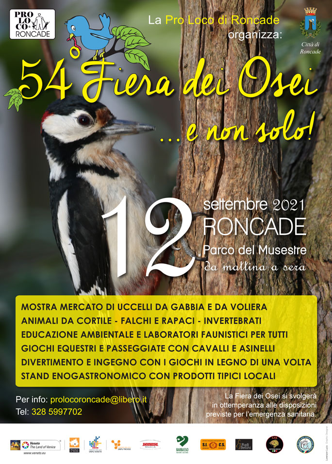 2021 RONCADE FIERA DEI OSEI FIERA DEGLI UCCELLI MOSTRA MERCATO ANIMALI