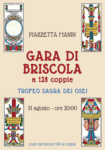2023 SACILE 750ª SAGRA DEI OSEI gara di briscola