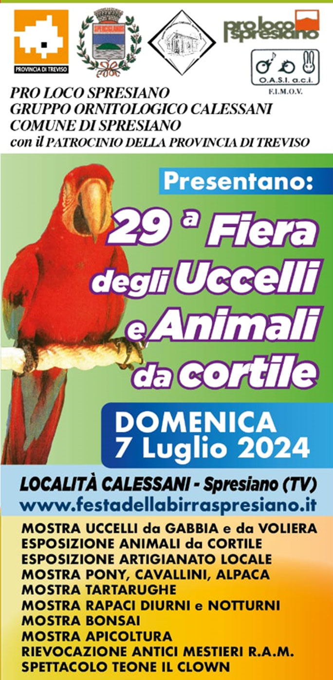spresiano fiera degli uccelli e animali da cortile