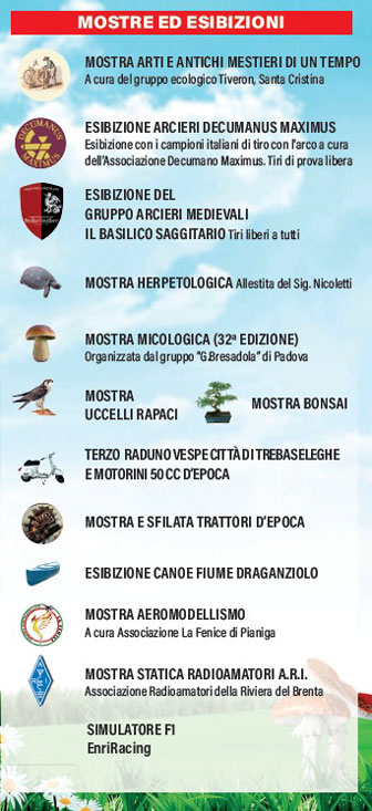2024 PADOVA TREBASELEGHE MOSTRE ED ESIBIZIONI