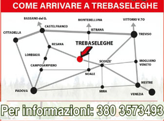 come arrivare a trebaseleghe