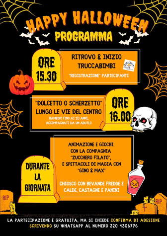 2024 quarto d'altino happy halloween programma