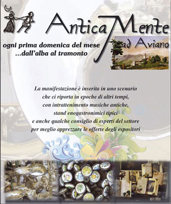 AVIANO MERCATINO MOSTRA MERCATO DELL'ANTIQUARIATO ANTICAMENTE
