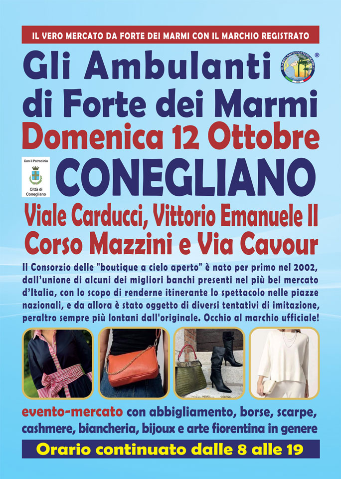 conegliano mercato gli ambulanti di forte dei marmi 