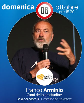 FRANCO ARMINIO A SUSEGANA LIBRI IN CANTINA MOSTRA NAZIONALE DELLA PICCOLA E MEDIA EDITORIA