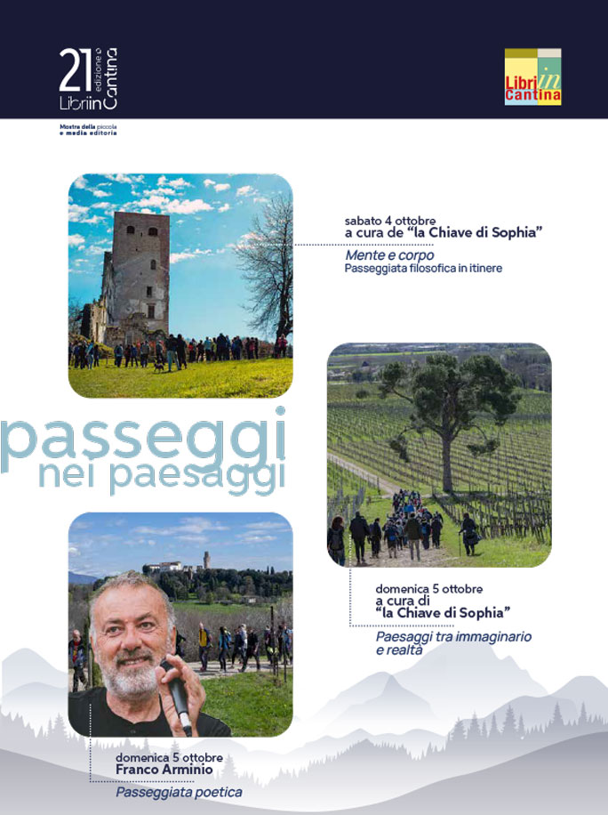 SUSEGANA LIBRI IN CANTINA MOSTRA NAZIONALE passeggi nei paesaggi