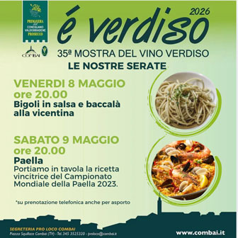 COMBAI MOSTRA DEL VERDISO SERATE