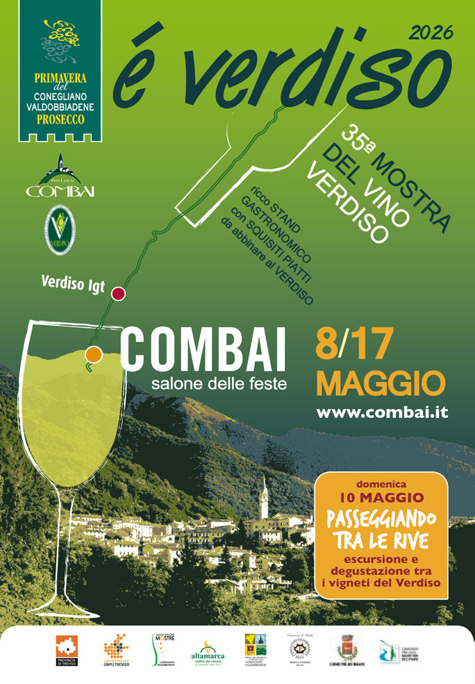 Miane Combai E' Verdiso Mostra Del Vino Verdiso dal 8 Maggio al 17 Maggio 2026