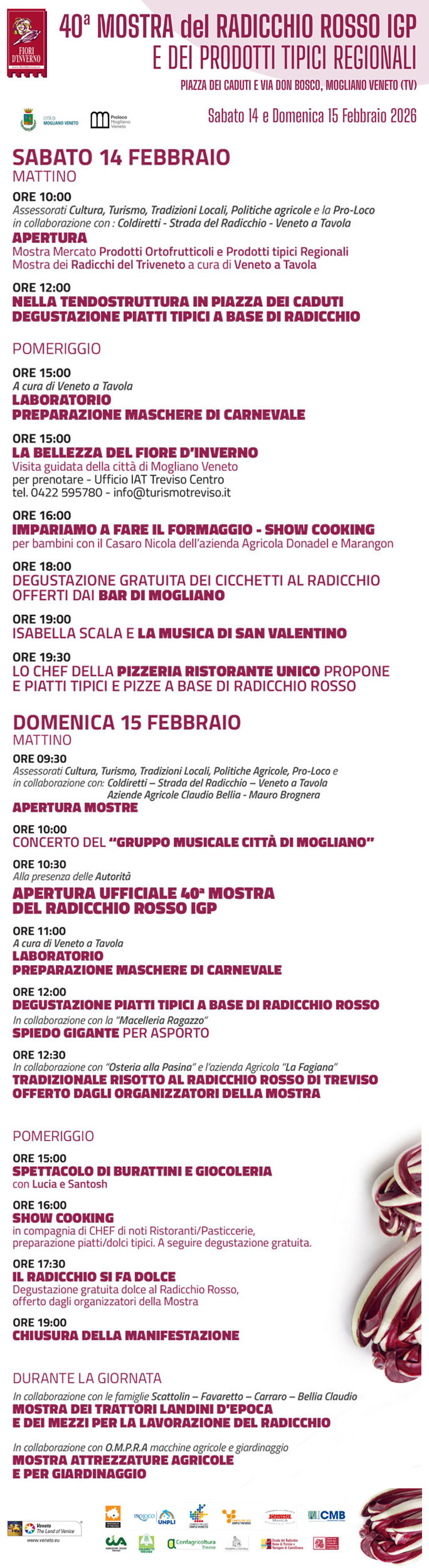 MOGLIANO VENETO MOSTRA DEL RADICCHIO ROSSO