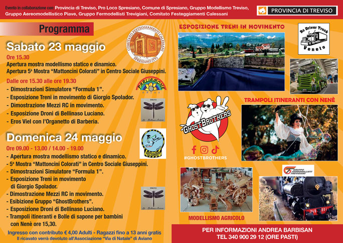SPRESIANO MOSTRA DEL MODELLISMO STATICO E DINAMICO programma