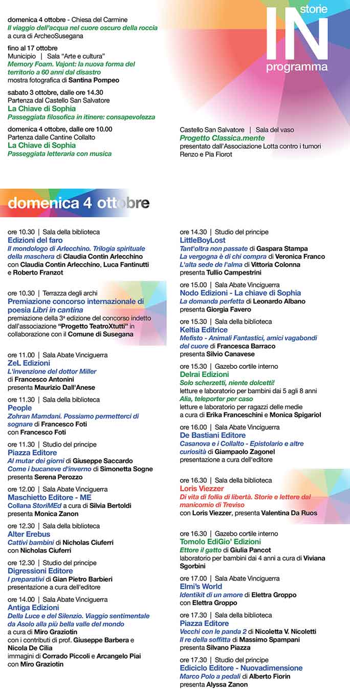 SUSEGANA LIBRI IN CANTINA ottobre 4