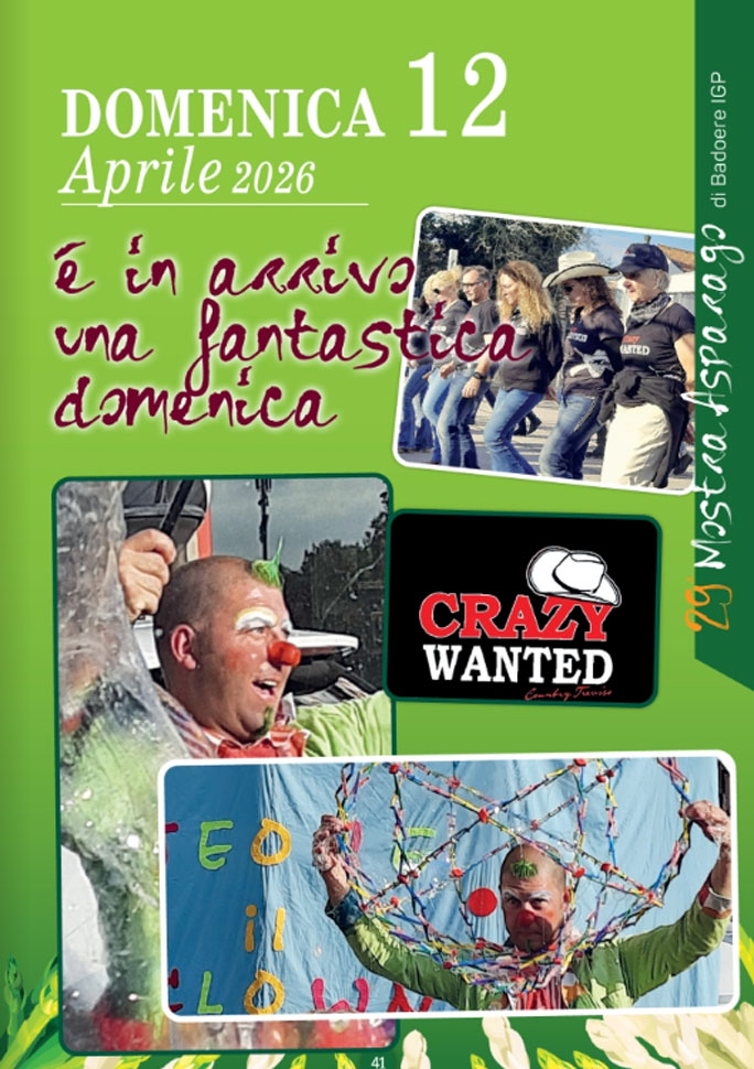 DOMENICA 12 APRILE ZERO BRANCO MOSTRA ASPARAGO DI BADOERE IGP 