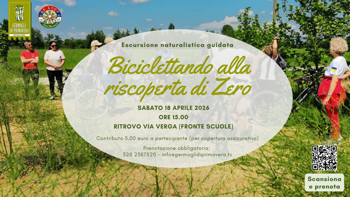 biciclettando a zero branco