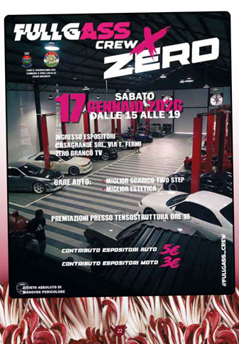 ZERO BRANCO esposizione auto tuning