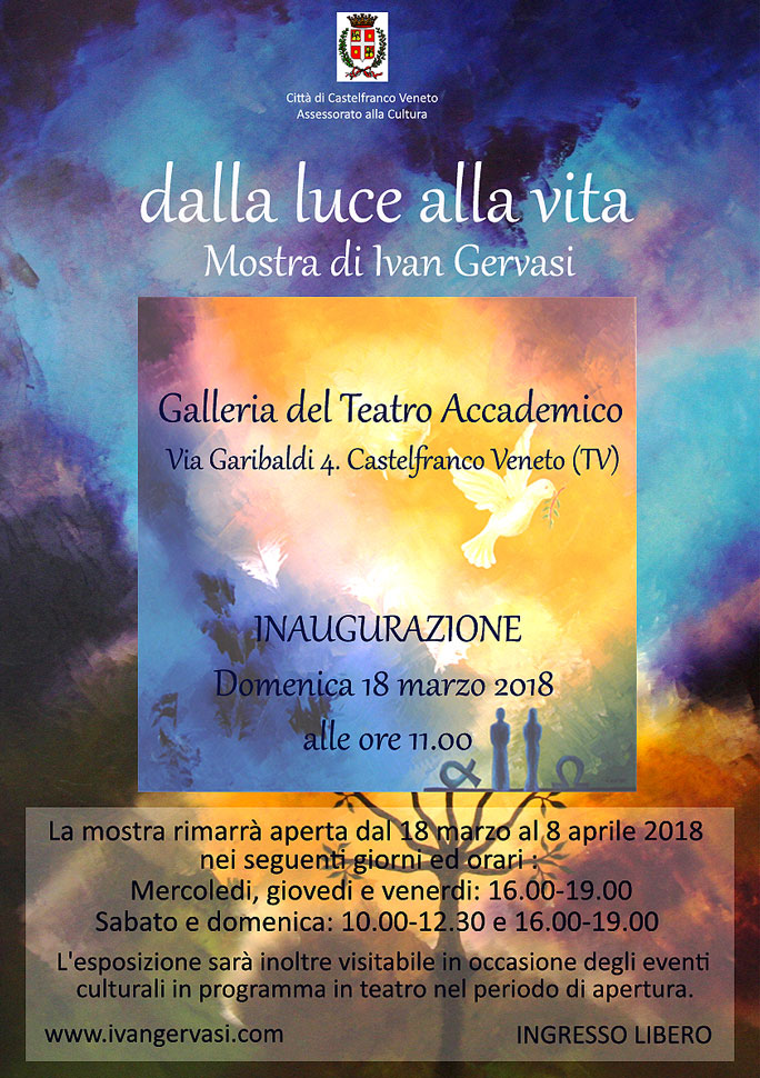 CASTELFRANCO VENETO MOSTRA DI IVAN GERVASI ESPOSIZIONE QUADRI 2018