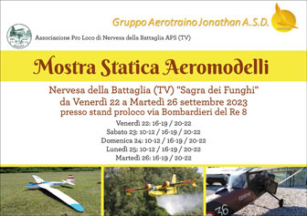 2023 nervesa della battaglia mostra statica aeromodelli