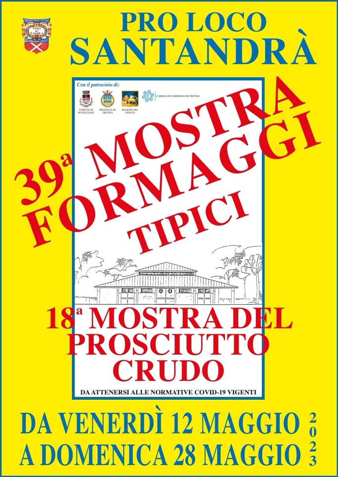 2023 POVEGLIANO SANTANDRA' MOSTRA FORMAGGI TITPI E MOSTRA DEL PROSCIUTTO CRUDO