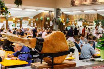 POVEGLIANO SANTANDRA' MOSTRA FORMAGGI TIPICI E MOSTRA DEL PROSCIUTTO CRUDO stand gastronomico