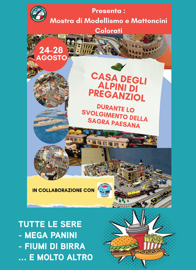 2024 PREGANZIOLMOSTRA DI MODELLISMO E MATTONCINI COLORATI