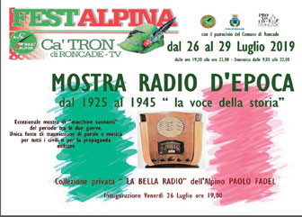 RONCADE MOSTRA RADIO D'EPOCA