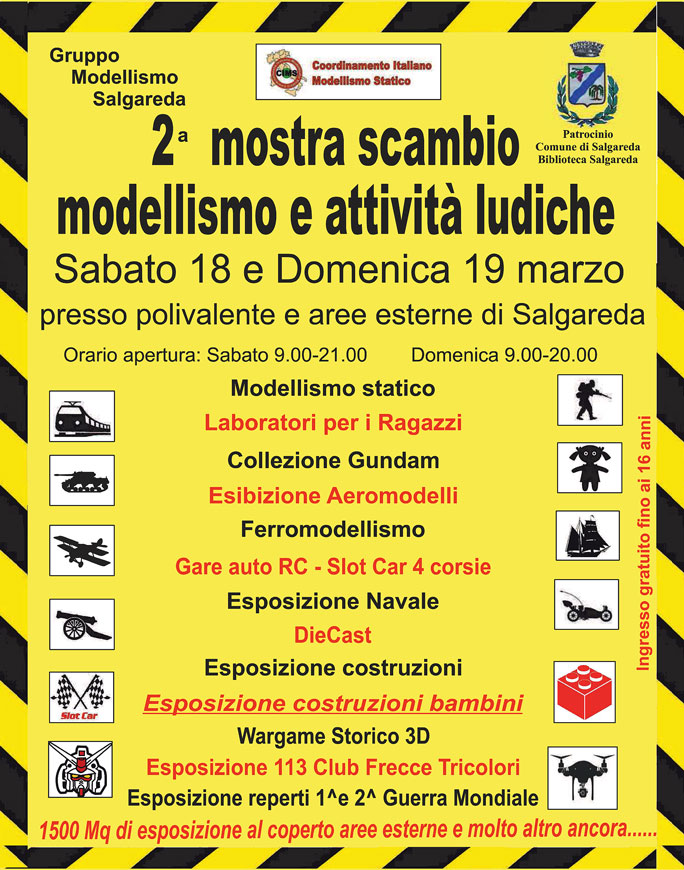 2017 SALGAREDA 2ª MOSTRA SCAMBIO MODELLISMO E ATTIVITA' LUDICHE