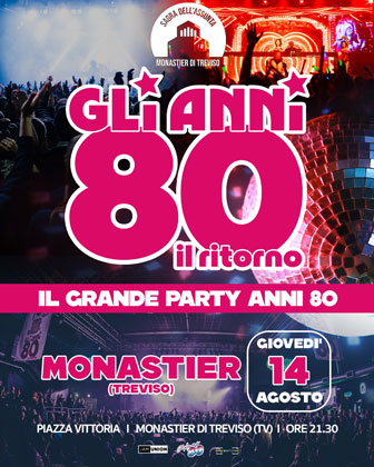 GLI ANNI 80 - COVER BAND ANNI 80