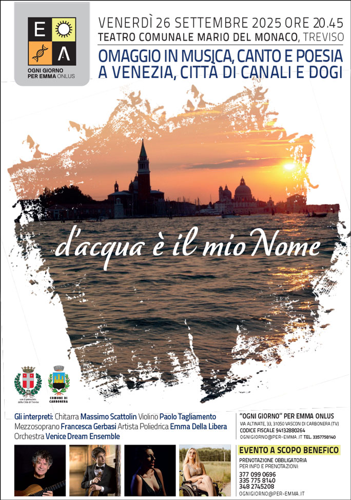 2025 CONCERTO VENICE DREAM ENSEMBLE a TREVISO TEATRO MARIO DEL MONACO