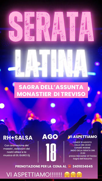 RH+ SALSA - SERATA LATINO AMERICANO