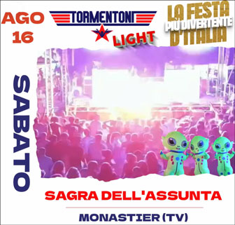 TORMENTONI - SERATA GIOVANI ANNI 80-2010 