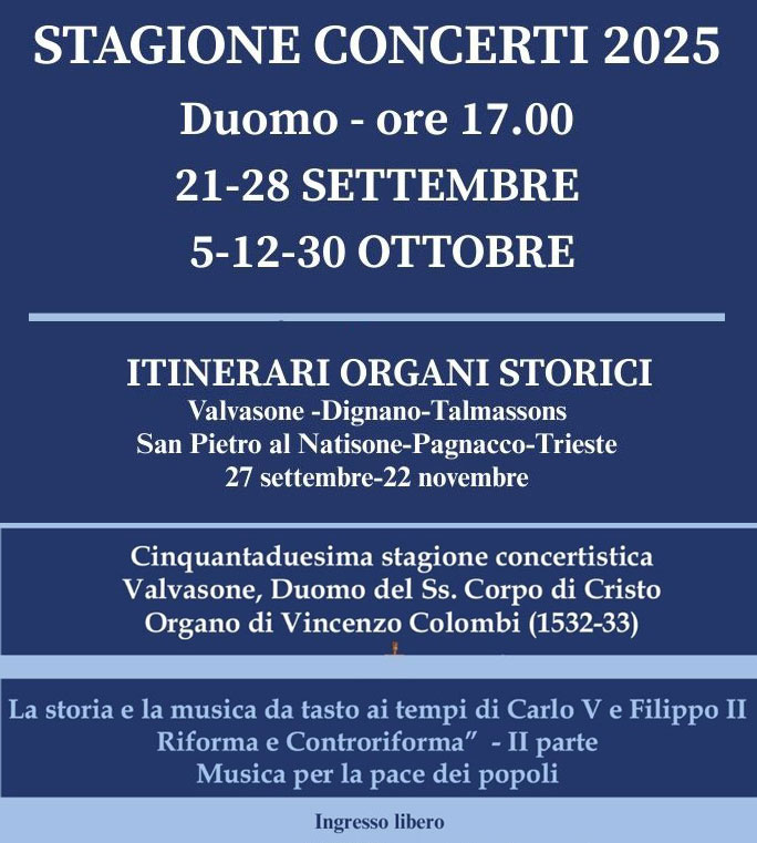 valvasone stagione concerti
