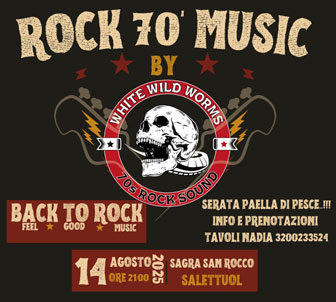 WHITE WILD WORMS - Musica Rock anni 70