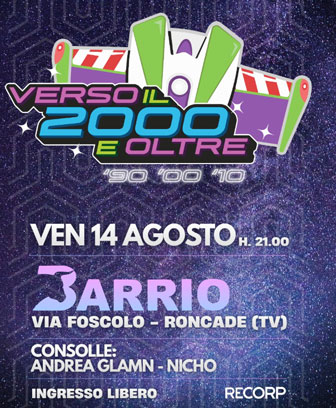 DJ SET BY ANDREA GLAMM VERSO IL 2000 E OLTRE