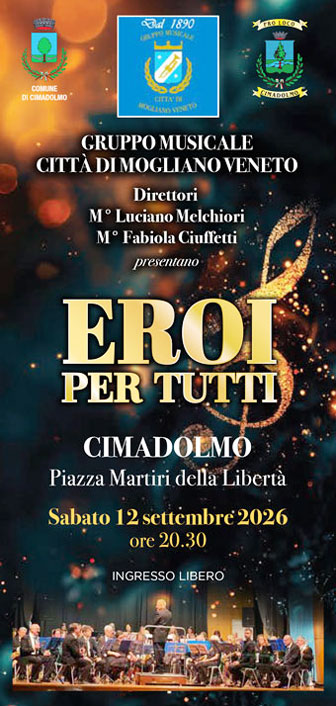 gruppo misicale città di mogliano veneto concerto a cimadolmo
