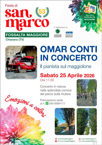 CHIARANO FOSSALTA MAGGIORE concerto di omar conti