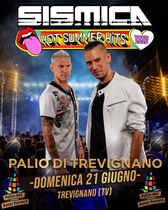 SISMICA Disco Hits New Generation 
con la Band ufficiale di Radio Company