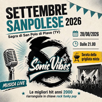 Musica live con SONIC VIBES