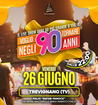 VOGLIO TORNARE AGLI ANNI ‘90