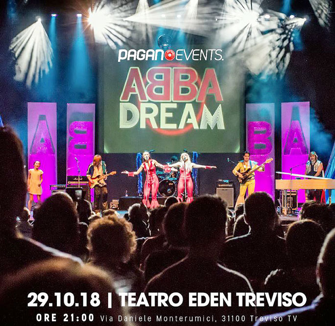 2018 TREVISO CONCERTO ABBA DREAM TRIBUTE ABBA 
