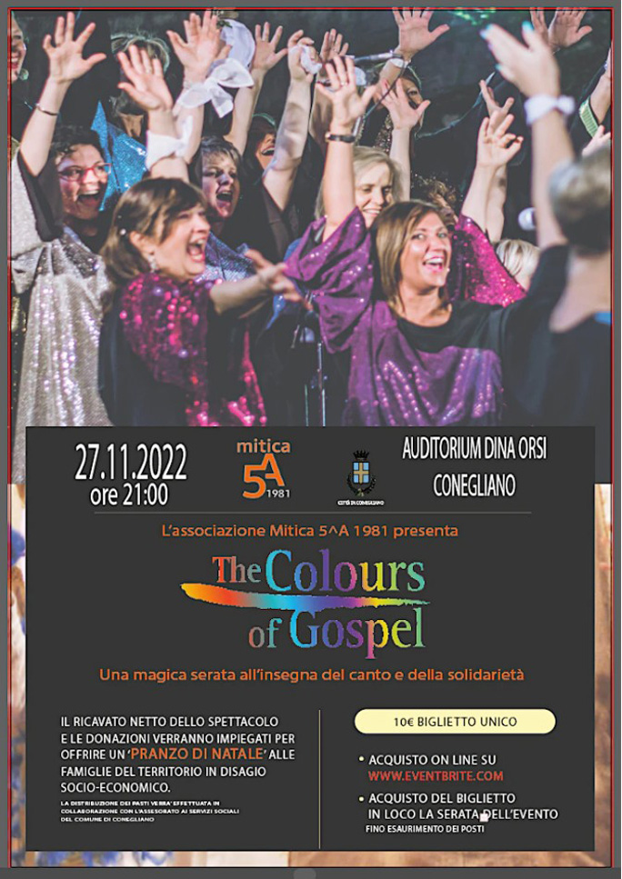 conegliano concerto the colours of gospel
