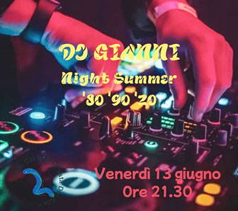 DJ GIANNI Night Summer '80 '90 '20 