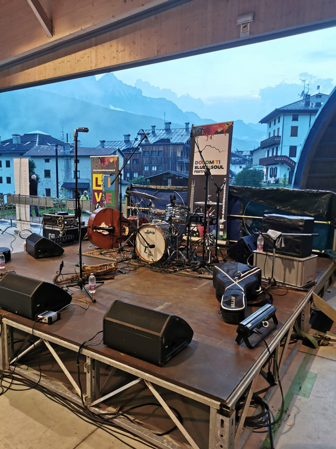 2022 dolomiti blues and soul festival palco