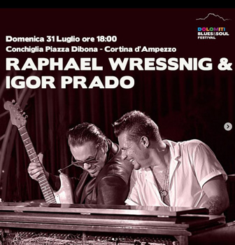 2022 dolomiti blues and soul concerto RAPHAEL WRESSNIG & IGOR PRADO 