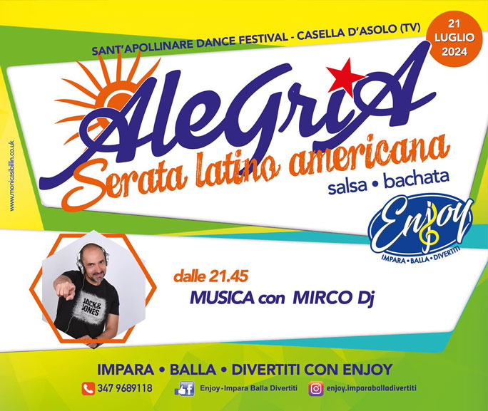 2024 enjoy serata latino americana a casella d'asolo