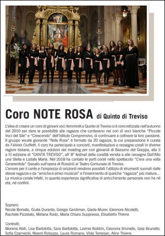 Coro Note Rosa Quinto di Treviso